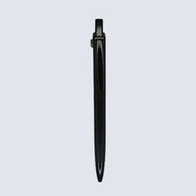 Set of 3 Metallic Glossy Black Body Ball Pens with Black Clip | Click Mechanism | Blue Ink