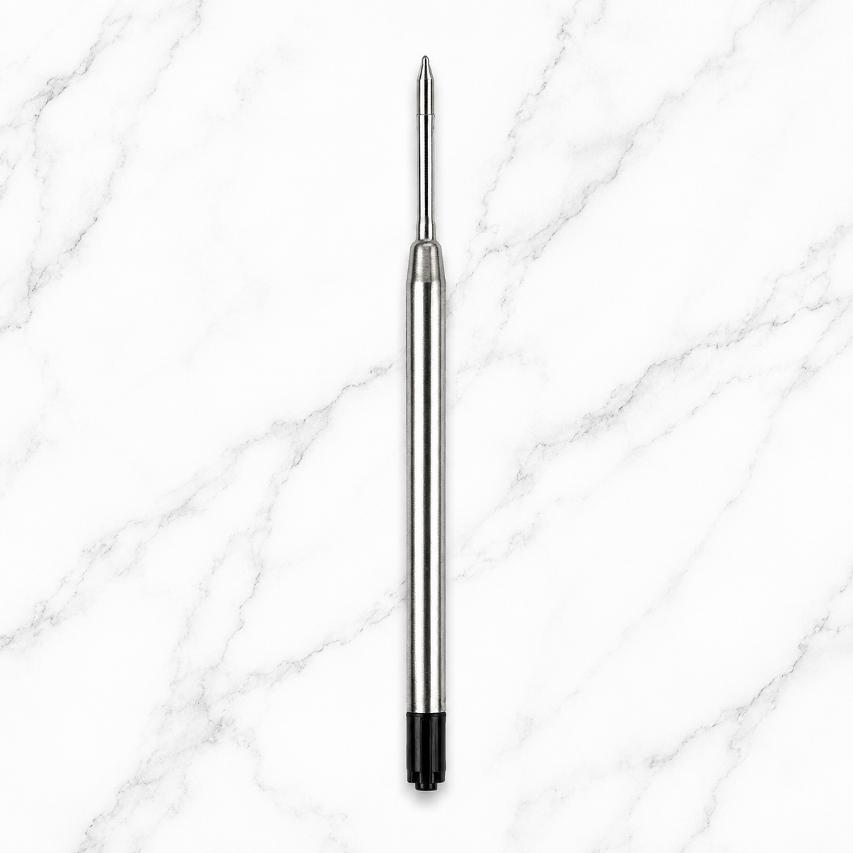 0.6 mm black ink metal jotter refill for compatible ball pens