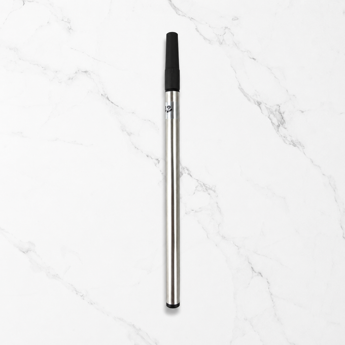 Ballpen Bazaar Ballpen Bazaar 0.8mm Roller Pen Refill Black Ink Metallic Silver Body Pack of 6 Smooth Writing Refills with Name Engraving
