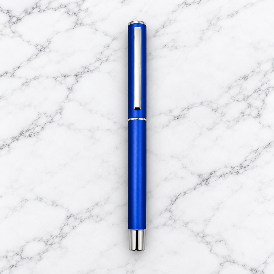 Set of 3 Openable Metal Ball Pens – Matt Red, Matt Blue & Matt Black, Blue Ink, 3 Free Refills, Executive Gift Pen — Ballpen Bazaar