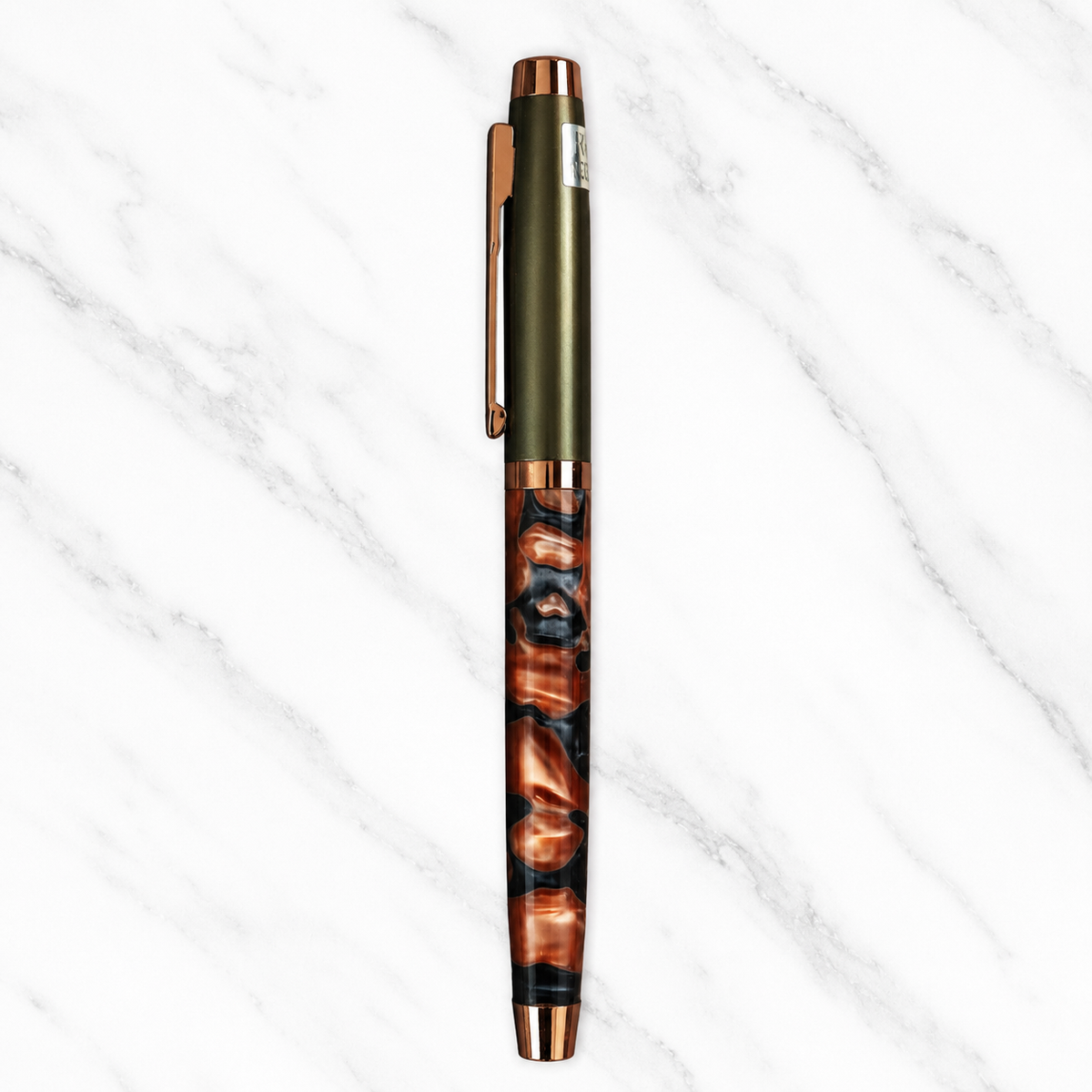 Ballpen Bazaar Ballpen Bazaar Metallic Glossy Red Designer Ball Pen with Gunmetal Cap | Openable Metal Ball Pen | Blue Ink | 1 Pen + 1 Extra Refill with Name Engraving