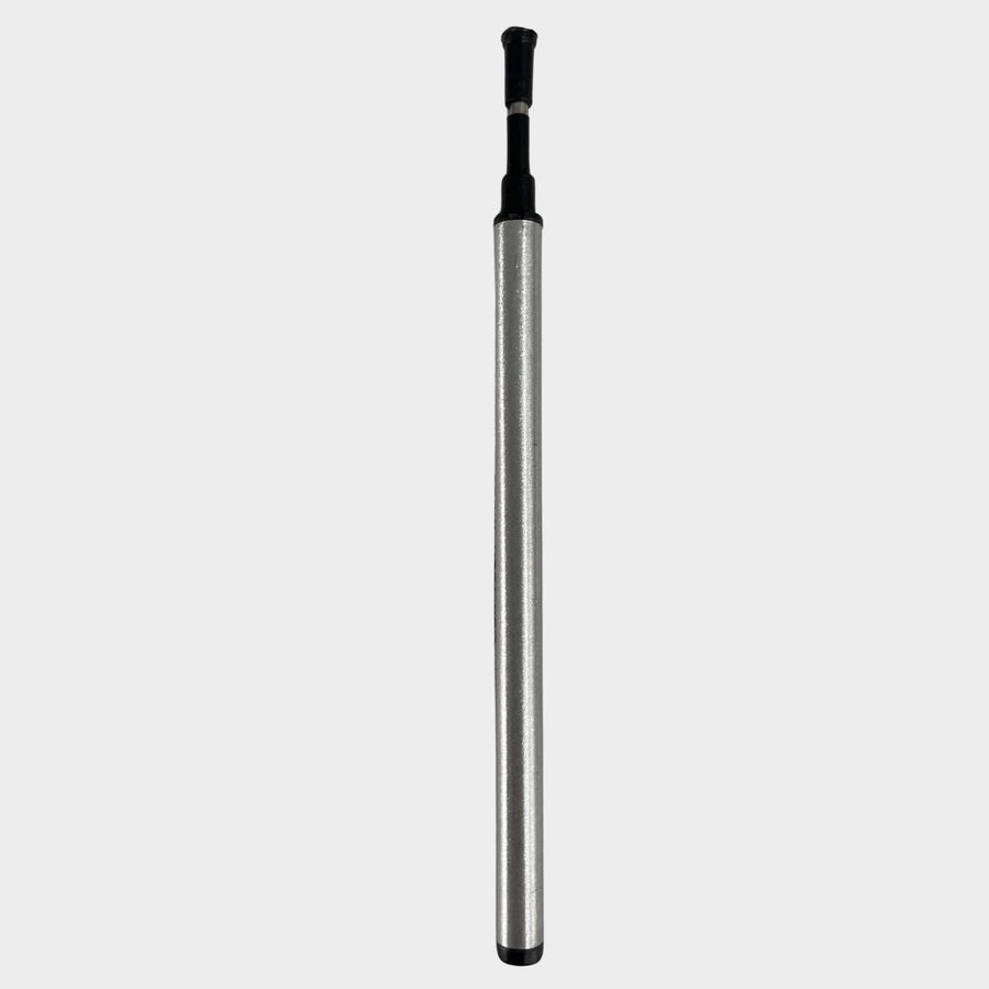 Set of 6 Roller Pen Refills 0.8mm Blue & Black Ink, 3 Blue + 3 Black, Silver Body — Ballpen Bazaar