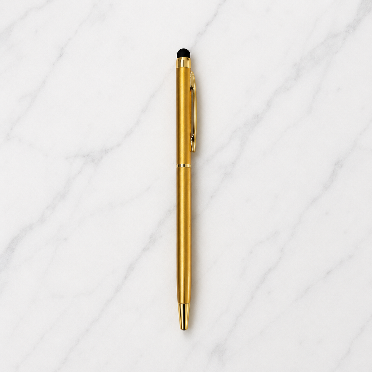 Metallic stylus twist ball pen product image