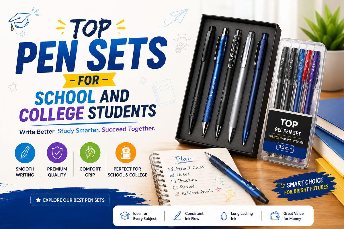 Top Pen Sets for School and College Students: The Perfect Writing Companion for Every Student