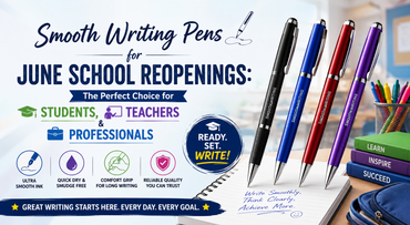 Smooth Writing Pens for June School Reopenings: The Perfect Choice for Students, Teachers & Professionals