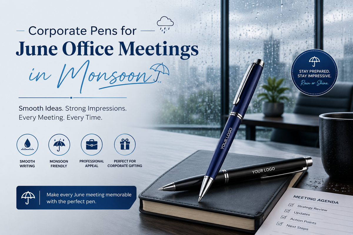 Corporate Pens for June Office Meetings in Monsoon: Professional Gifts That Leave a Lasting Impression