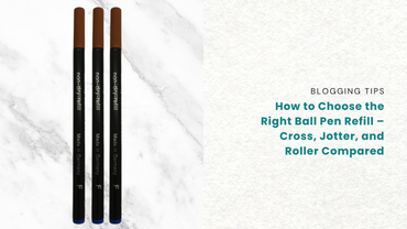 How to Choose the Right Ball Pen Refill – Cross, Jotter, and Roller Compared
