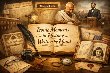 Iconic Moments in History Written by Hand and Remembered