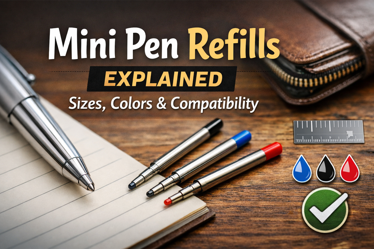 Mini Pen Refills Explained – Sizes, Colors & Compatibility
