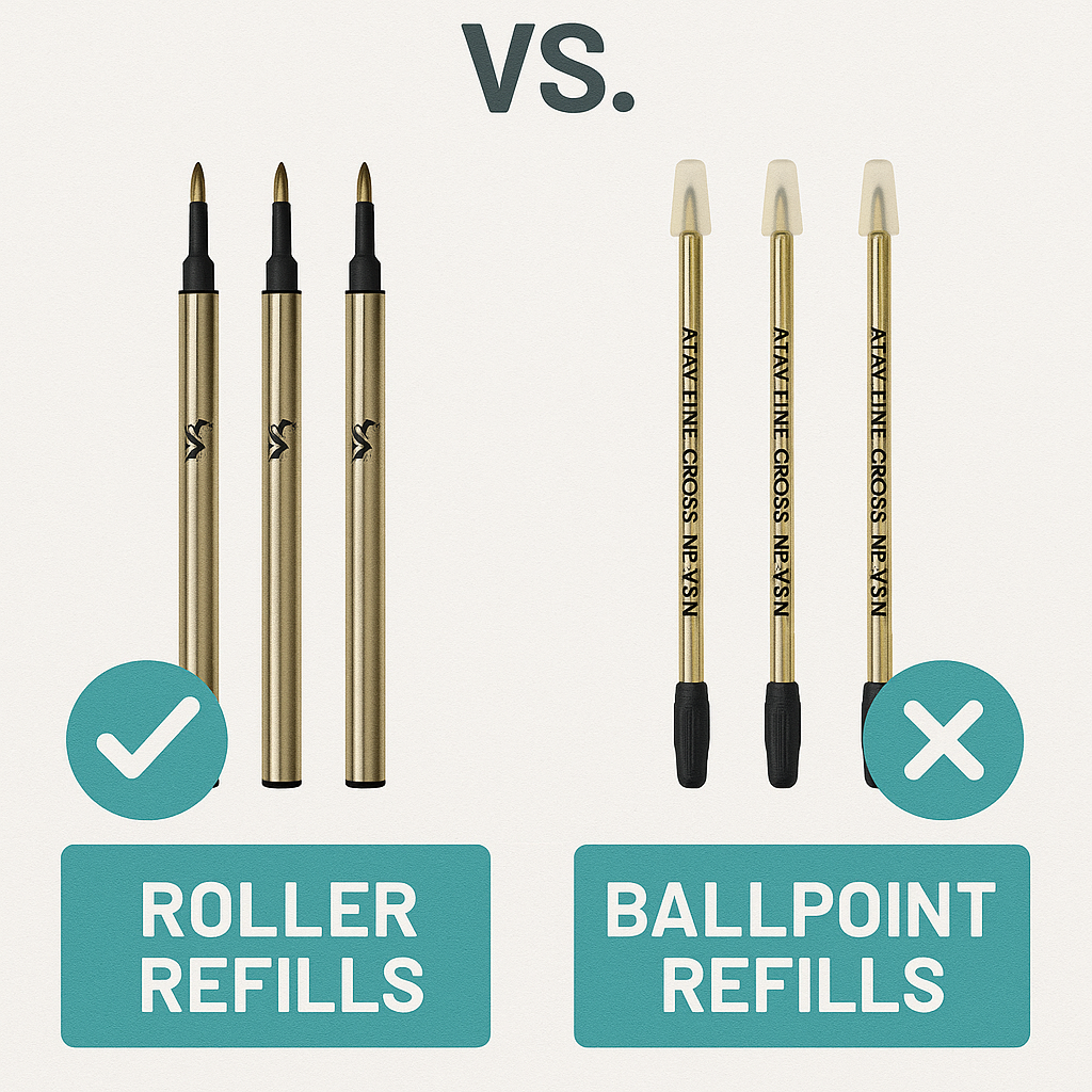 Roller Refills vs. Ballpoint Refills — Which Is Better for Smooth Writing?