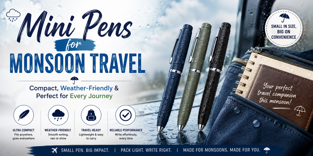 Mini Pens for Monsoon Travel – Compact, Weather-Friendly & Perfect for Every Journey