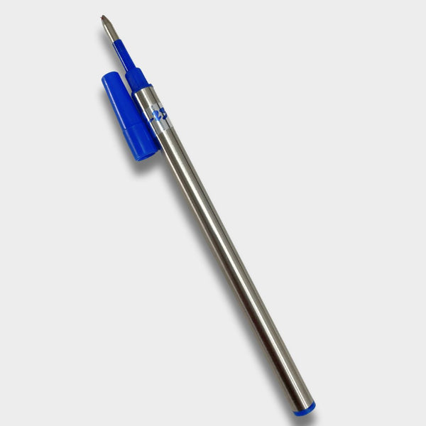 0.8 MM Roller Refill Set of 6 – Metallic Body | Smooth Blue Ink Writing Refill