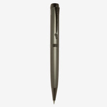 Metallic Glossy Gray Twist Ball Pen – Premium Writing Gift for Men & Women | 0.6mm Screw-Type Blue Refill
