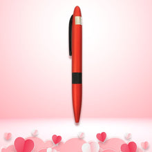 Matte Red Twist Ball Pen with Black Clip – Blue Ink | Premium Valentine Gift Pen