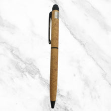 Wooden Color Mobile Touch Ball Pen with Black Clip – Twist Mechanism | Smooth Writing with Glycer 0.6mm Blue Ink
