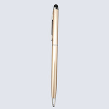 Stylus Metallic Glossy Rose Gold Body Ball Pen – Silver Clip | Twist Mechanism | 0.6mm Screw-Type Refill | Smooth Blue Ink | Premium Yet Budget-Friendly Gift Pen