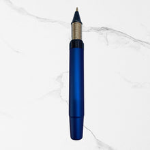Matte Blue Body Ball Pen with Glossy Blue Clip | Openable Mechanism | Premium Metal Pen with Smooth Blue Ink