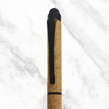 Wooden Color Mobile Touch Ball Pen with Black Clip – Twist Mechanism | Smooth Writing with Glycer 0.6mm Blue Ink