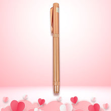 Metallic Glossy Rose Gold Colour Ball Pen – Valentine Special Gift  Rose Gold Cap | Openable Mechanism | Smooth Blue Ink
