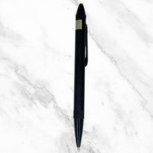 2-in-1 Glossy Black Ball Pen – Blue & Black Ink | BallPenBazaar
