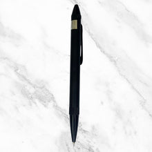 2-in-1 Glossy Black Ball Pen – Blue & Black Ink | BallPenBazaar