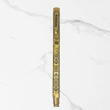 Metallic Glossy Full Designer Gold Colour Body Ball Pen | Openable Mechanism | Premium Blue Ink | Elegant Writing & Gifting Pen
