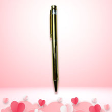 Metallic Glossy Full Gold Colour Diamond Top Ball Pen – Premium Valentine Gift (Blue Ink)