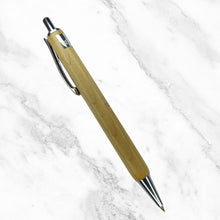 Wooden Color Ball Pen with Silver Clip – Click Mechanism | Smooth Writing Blue Ink
