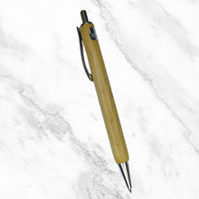 Wooden Color Ball Pen with Silver Clip – Click Mechanism | Smooth Writing Blue Ink