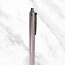 Light Pink Colour Body with Silver Clip Click Mechanism Ball Pen – Smooth Blue Ink
