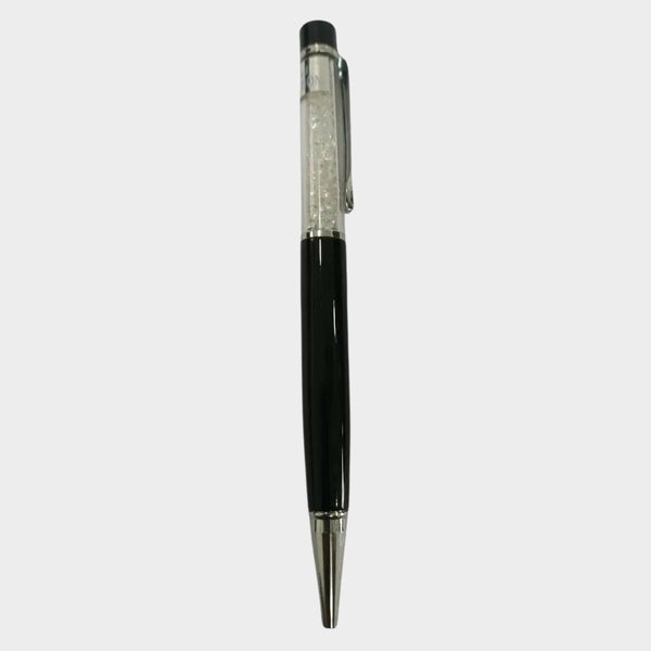 Black Diamond Pen – Elegant Design | Smooth Writing with Mini VT Refill Blue Ink
