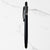 Ballpen Bazaar 3 in 1 Multi Ink Ball Pen | Matt Black Body & Black Clip | Click Mechanism | Blue Black Red Ink | Premium Metal Writing Pen