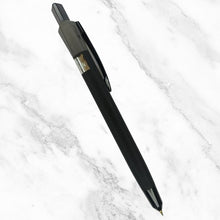 3-in-1 Matte Black Ball Pen – Blue, Red & Black Ink | BallPenBazaar