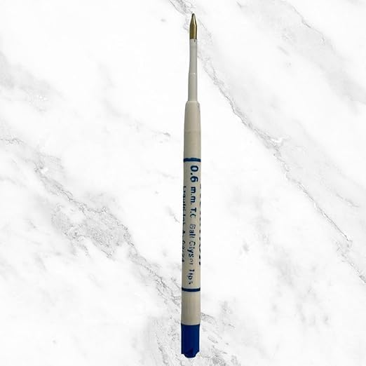 Set of 10 Plastic Jotter Refills – 0.6mm Fine Blue Ink | Smooth Writing | Compatible Jotter-Style Ball Pens