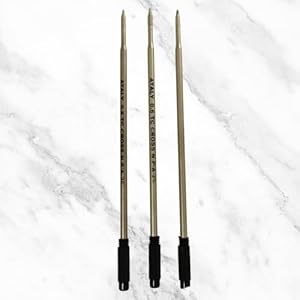 Glycer 0.6mm Cross-Compatible Refills – Black Ink (Set of 3) | Smooth Writing Refills