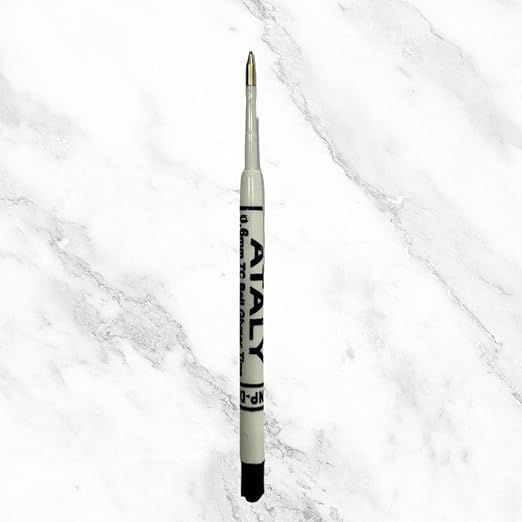 0.6mm Plastic Jotter Refills – Set of 3 | Smooth Black Ink Writing Performance