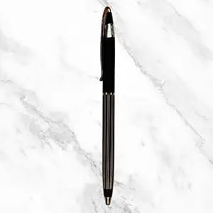 Black Body with Rose Gold Design Twist Ball Pen – Cross Type Refill | Blue Ink | Premium Writing