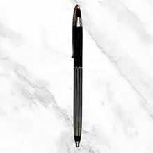 Black Body with Rose Gold Design Twist Ball Pen – Cross Type Refill | Blue Ink | Premium Writing