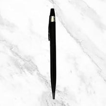 Matte Black Color Body Twist Mechanism Ball Pen - With Glycer 0.6mm Refill Blue Ink