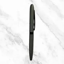 Matt Gunmetal Mini Ball Pen – Black Clip | Twist Mechanism | Blue Ink | Sleek & Portable Writing Tool