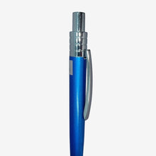 Metallic Glossy Blue Body Ball Pen with Silver Clip | Click Mechanism | Smooth Blue Ink Writing Pen