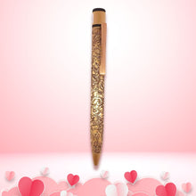 Metallic Glossy Designer Gold Ball Pen – Gold Clip | Twist Mechanism | Blue Ink  A Timeless Valentine Gift to Write Your Love Story