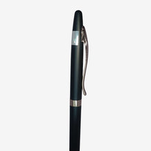 Matt Black Colour Body with Rose Gold Clip Openable Mechanism Ball Pen – Smooth Blue Ink