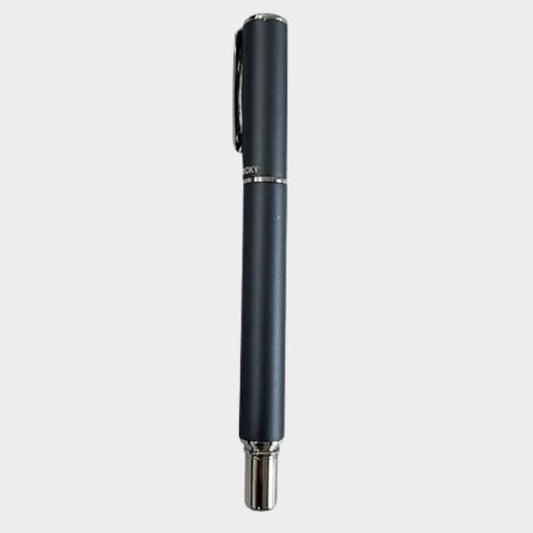 Fellowship Metallic Gray Jotter Ball Pen – Back Press Mechanism | Blue Ink | Smooth Writing Executive Pen