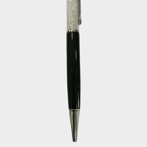 Black Diamond Pen – Elegant Design | Smooth Writing with Mini VT Refill Blue Ink