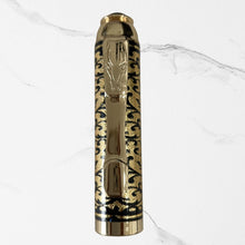 Metallic Glossy Black Ball Pen with Gold Designer Cap & Horse Symbol Clip | Openable Mechanism Premium Blue Ink Writing Pen for Professionals & Gifting
