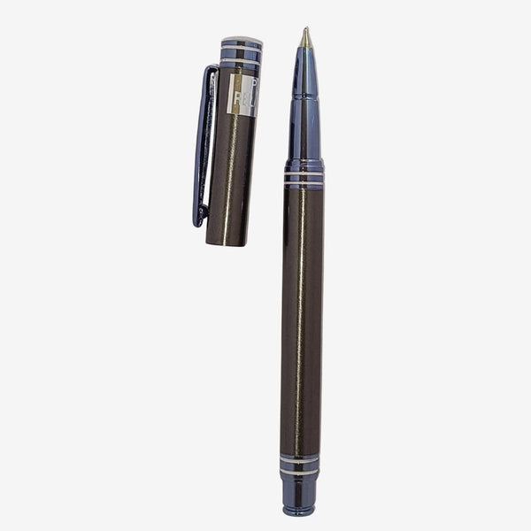 Metallic Glossy Blue Gunmetal Ball Pen – Openable Premium Design