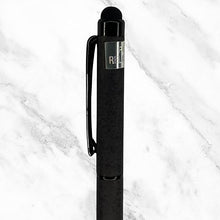Matt Designer Black Ball Pen with Glossy Clip – Mobile Touch Tip | Twist Mechanism | Premium Blue Ink Writing Pen for Office & Gifting