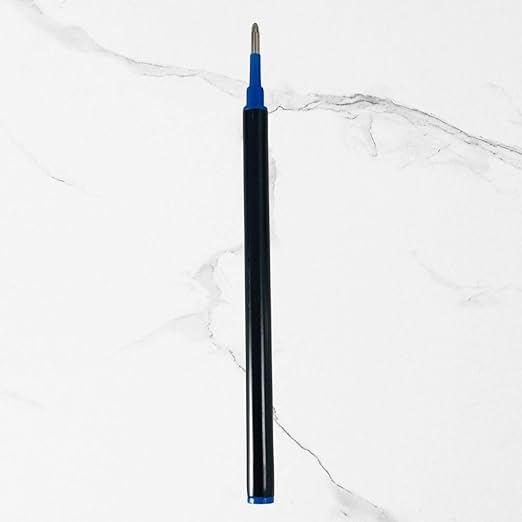 0.8mm Plastic Roller Pen Refills – Set of 20 | Smooth Fast-Dry Blue Ink