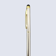Set of 2 Silver & Gold Twist Ball Pens
